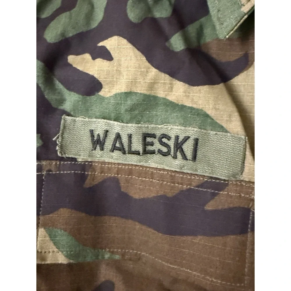 U.S.‎ Army BDU Woodland Camouflage Jacket Waleski Small-Short